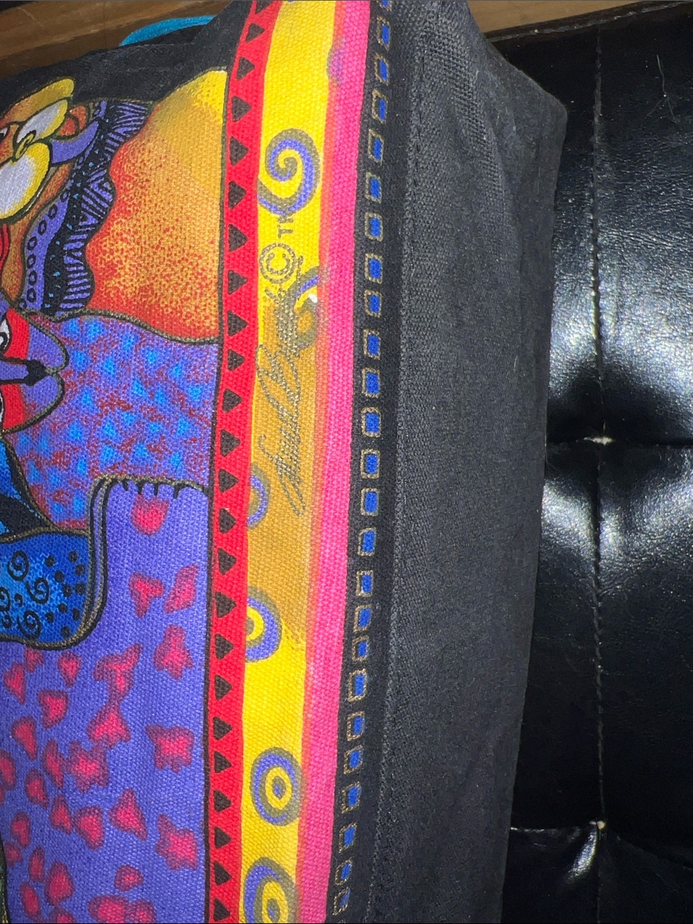 Laurel Burch Colorful Dog Tote - Picture 8 of 16